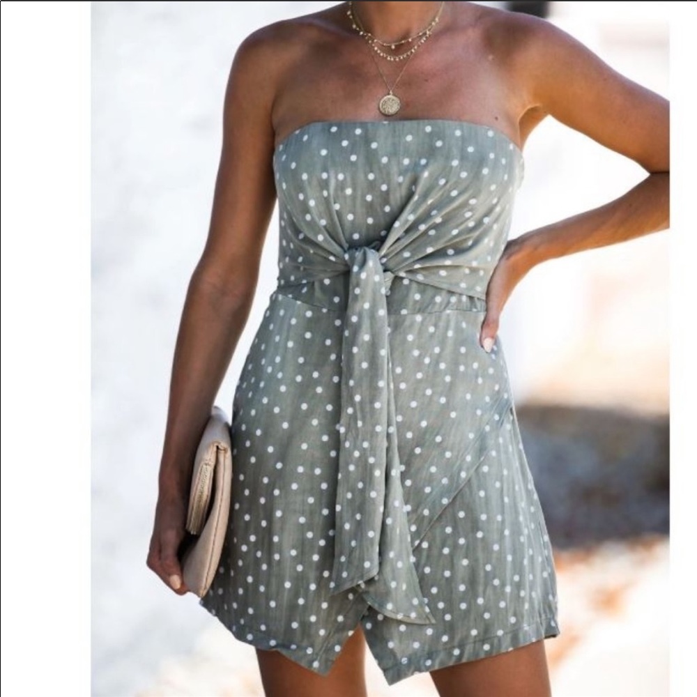NWT VICI Polka Dot Romper